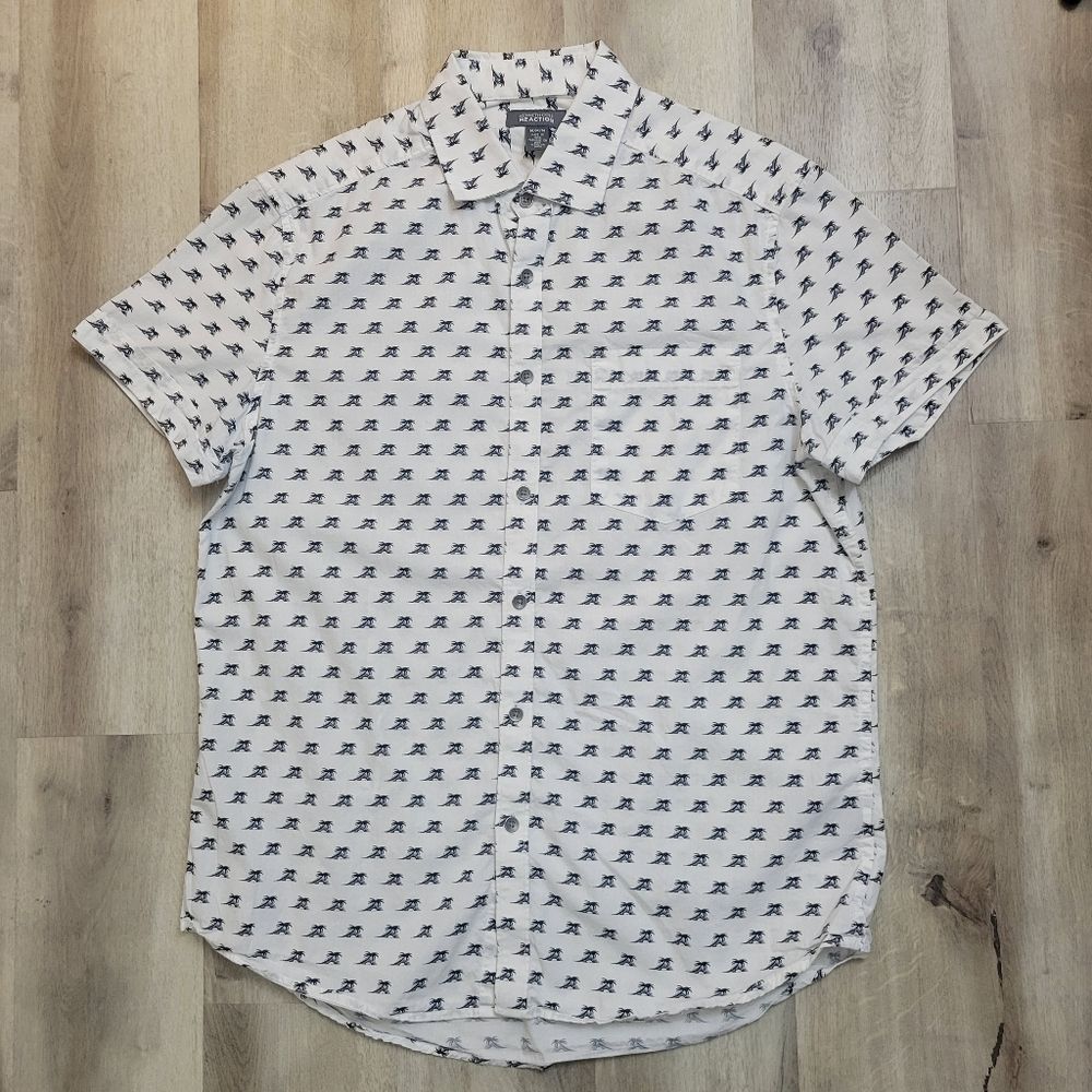 Kenneth Cole Reaction Printed Button-up
